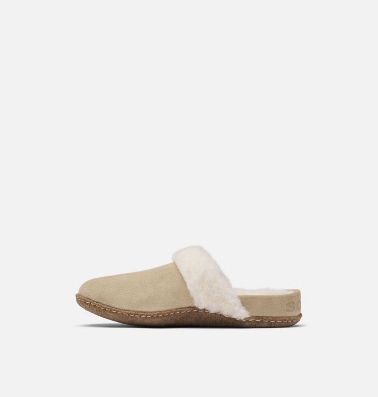 Womens Slippers Beige - Sorel Nakiska™ II - 810-YRSHTM